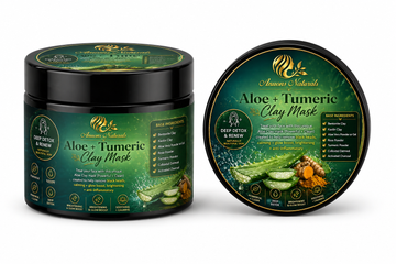 Aloe + Turmeric Clay Mask – Deep Detox + Glow Treatment