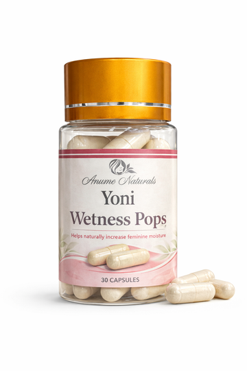 Yoni suppositories Wetness Pops, Very small bottle of 10 vaginal health powerful pops