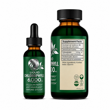 Liquid Chlorophyll 6000mg for Detox & Energy Support | Anume Naturals