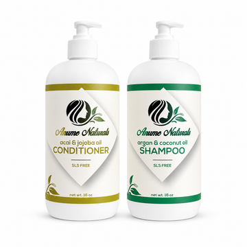Acai Jojoba Shampoo & Coconut Oil Conditioner Set | Anume Naturals