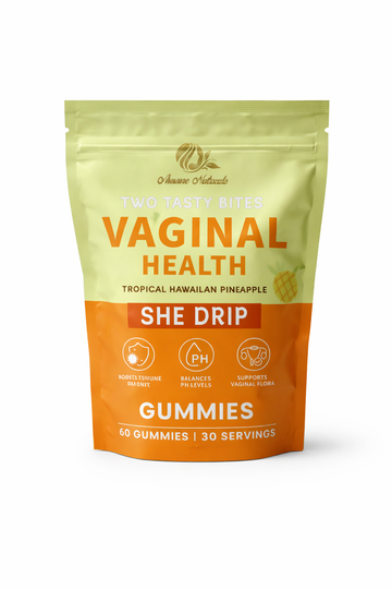 She Drip – Tropical Hawaiian Pineapple Vaginal Health Gummies, pack of 2