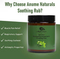 Natural Tea Tree Eucalyptus Peppermint soothing rub jar for muscle pain relief and respiratory support