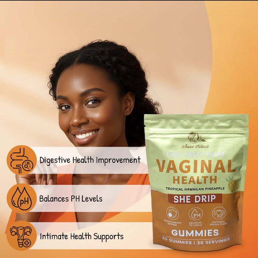 She Drip vaginal health gummies for moisture pH balance and feminine wellness
