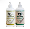 Anume Naturals Acai + Jojoba Shampoo and Organic Coconut Oil Conditioner set, 16 oz bottles, sulfate-free hair care duo